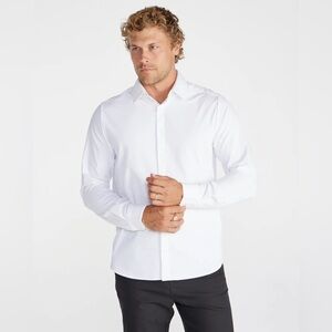 Executive Stretch 2.0 Long Sleeve Button Down L White